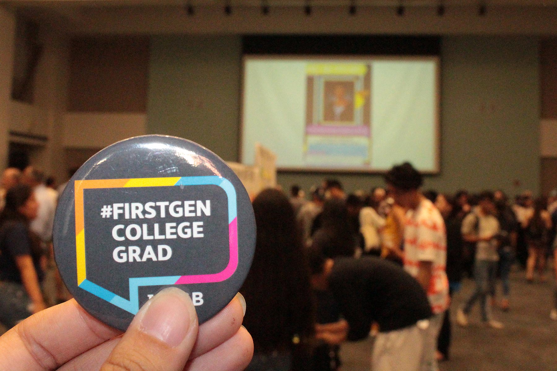 First-gen graduate button